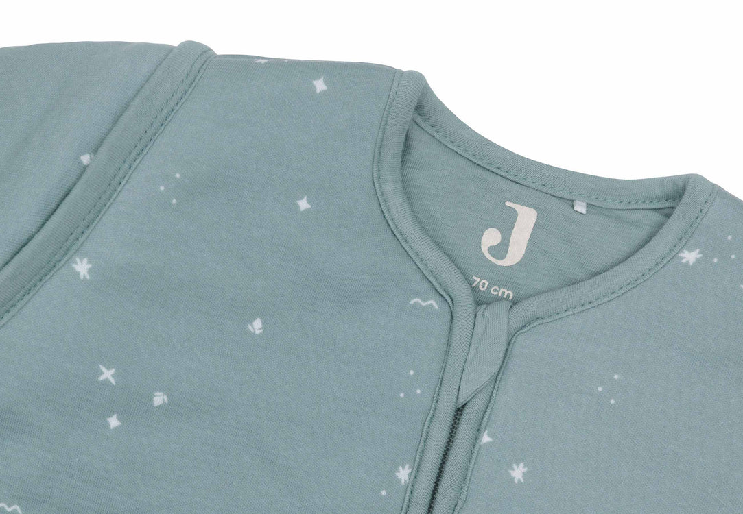Jollein sovepose med aftagelige ærmer Twinkling - Sea Green