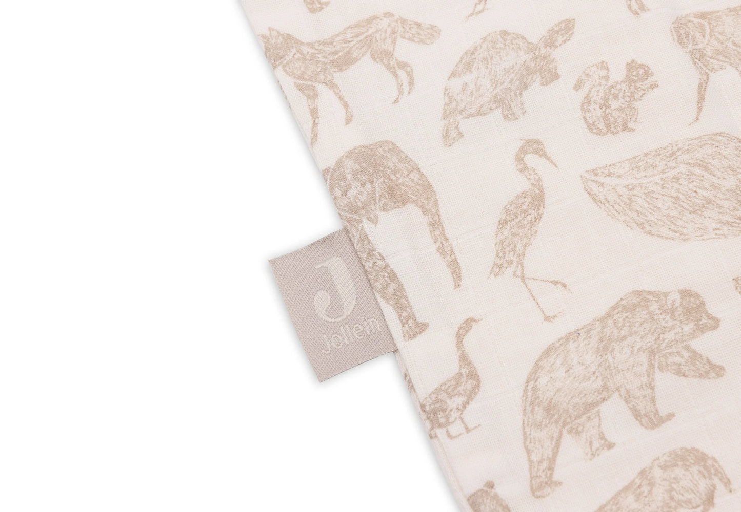 Jollein musselin sovepose Animals - Nougat