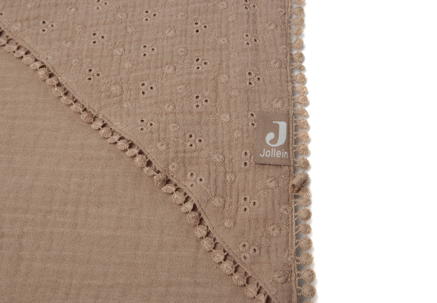 Jollein babyhåndklæde Embroidery Biscuit