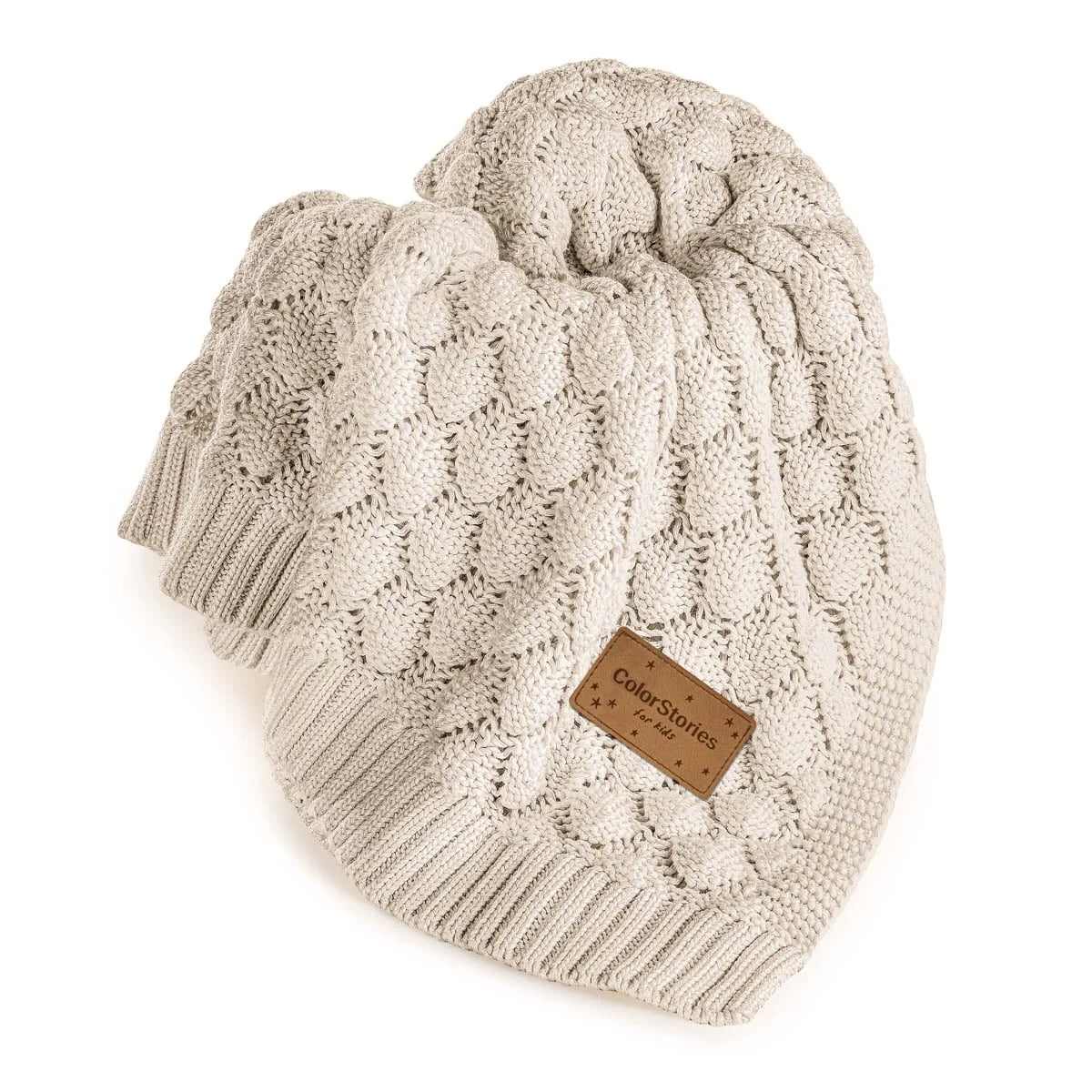 ColorStories bambus babytæppe Fema Varm beige