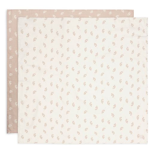Jollein ekstra store stofbleer 2-pack Twig Wild Rose