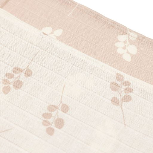 Jollein ekstra store stofbleer 2-pack Twig Wild Rose