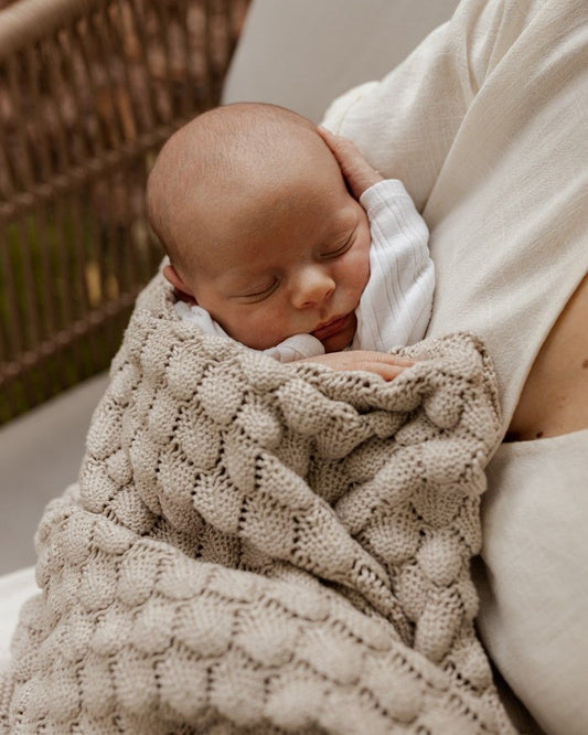 ColorStories bambus babytæppe Fema Beige