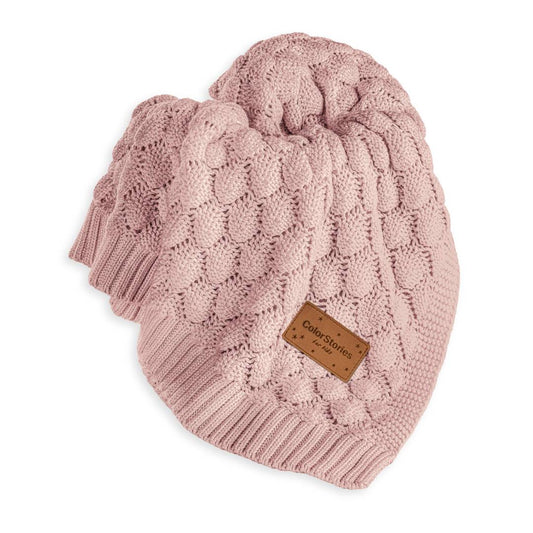 ColorStories bambus babytæppe Fema Rose