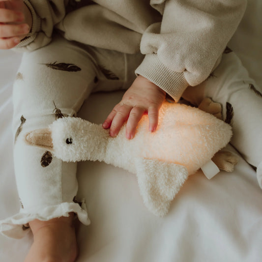 Flow Amsterdam bamse med lys Liva Off White