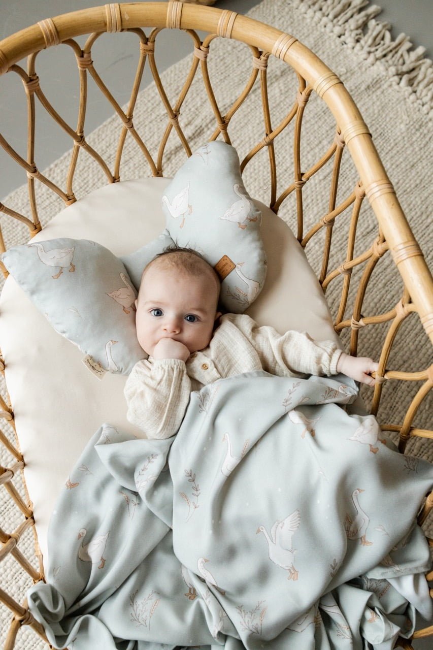 ColorStories bambus muslin svøb Happy Goose Olive