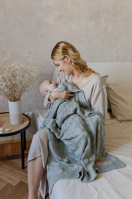 ColorStories bambus babytæppe Ivi Olive