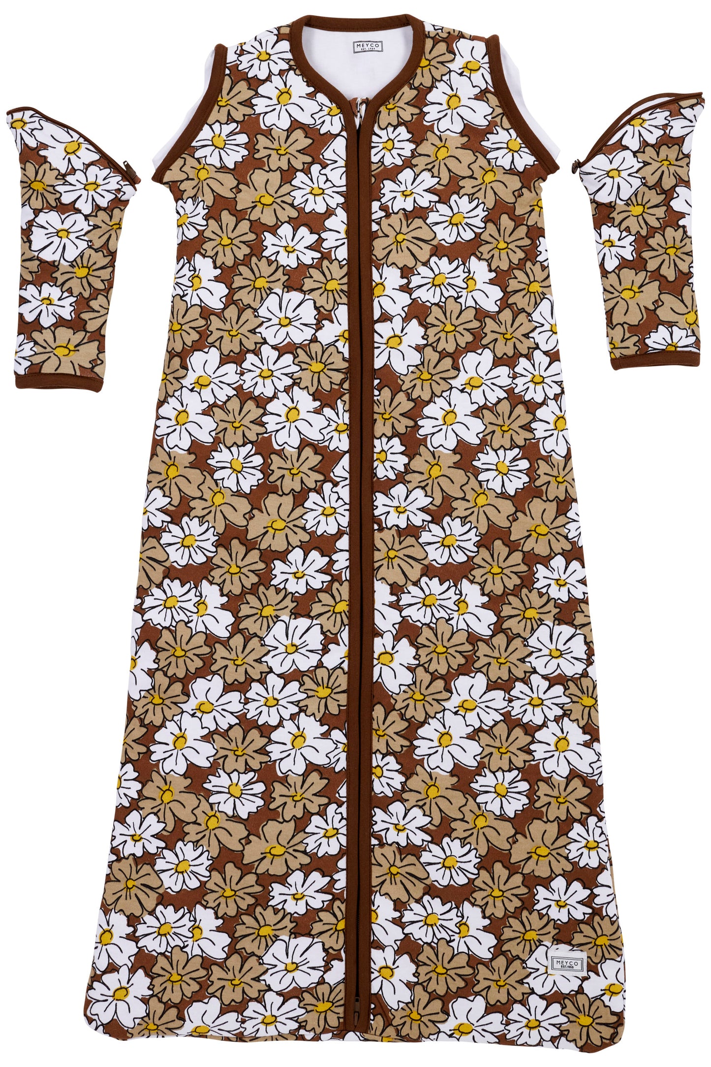 Meyco sovepose Vintage Flower Taupe