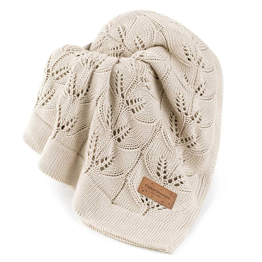 ColorStories bambus babytæppe Ivi varm beige