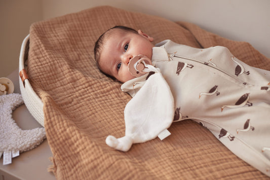 Jollein sutteklud frotté Leaf Ivory