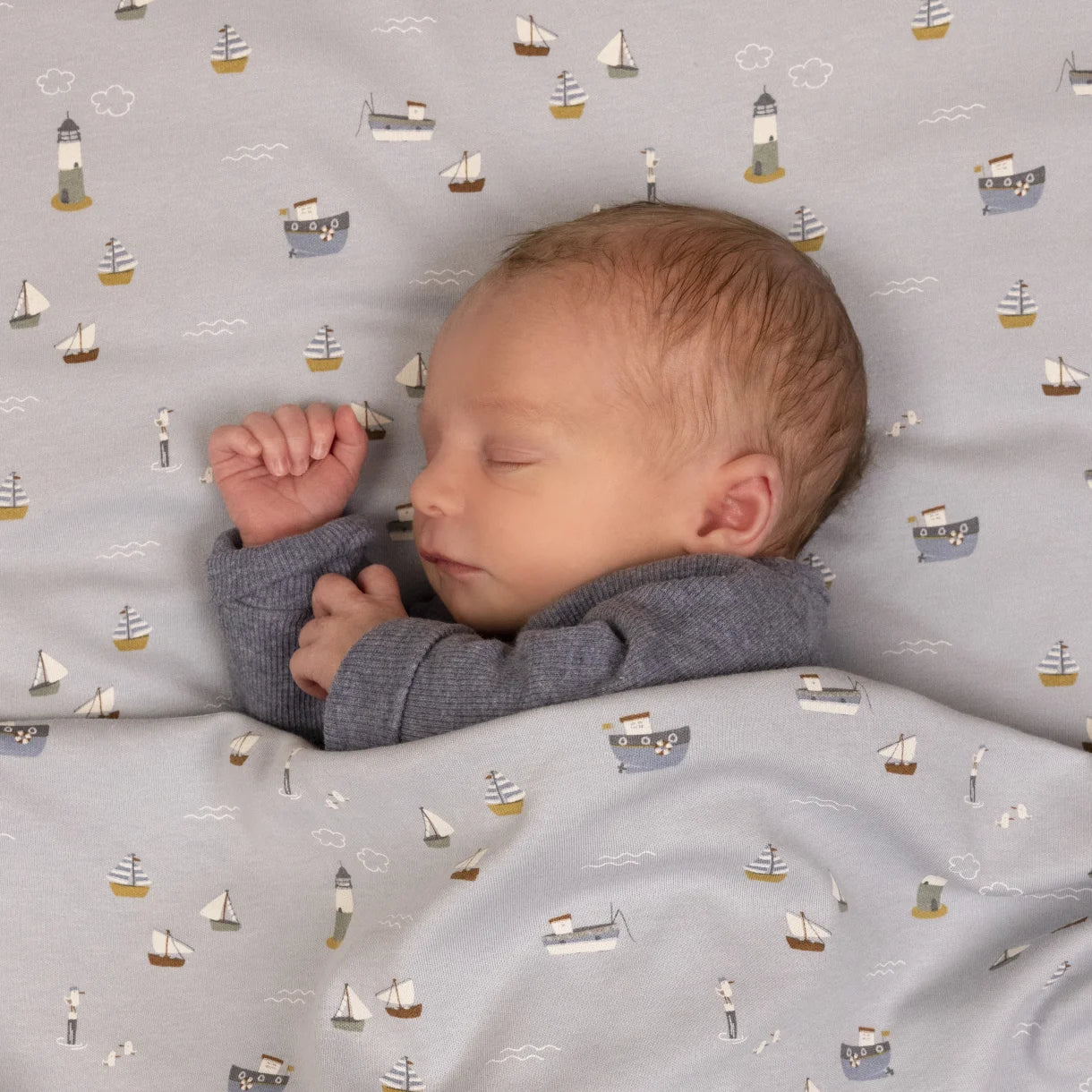 Little Dutch babysengetøj Sailors Bay Blue