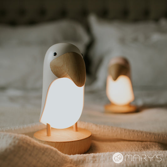 Mary's natlampe med Bluetooth-højtaler Toucan White