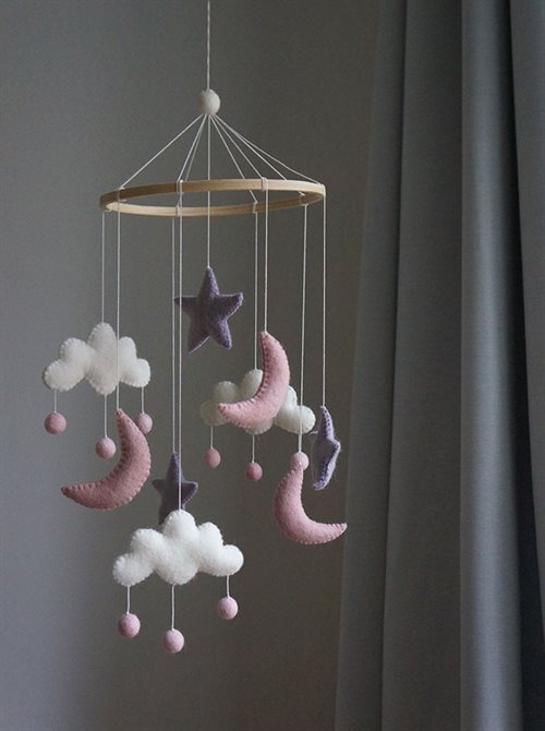 Gamcha uro Sky Måne Stjerne pink - lilla