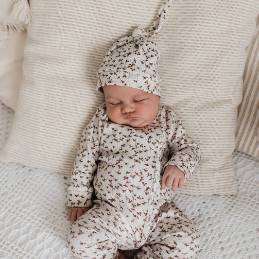 Yumi Baby natdragt/heldragt Brown Leafs