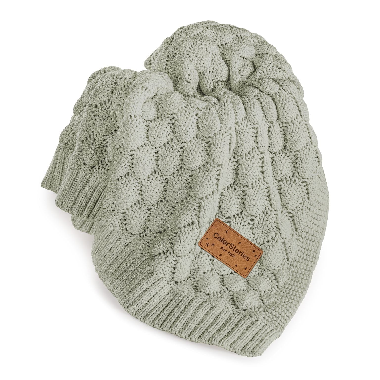 ColorStories bambus babytæppe Fema Olive