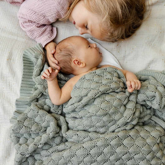 ColorStories bambus babytæppe Fema Olive