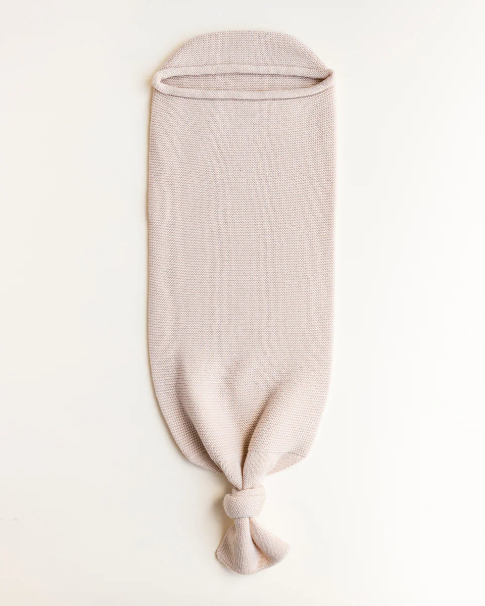 Hvid Merinould cocoon Oat