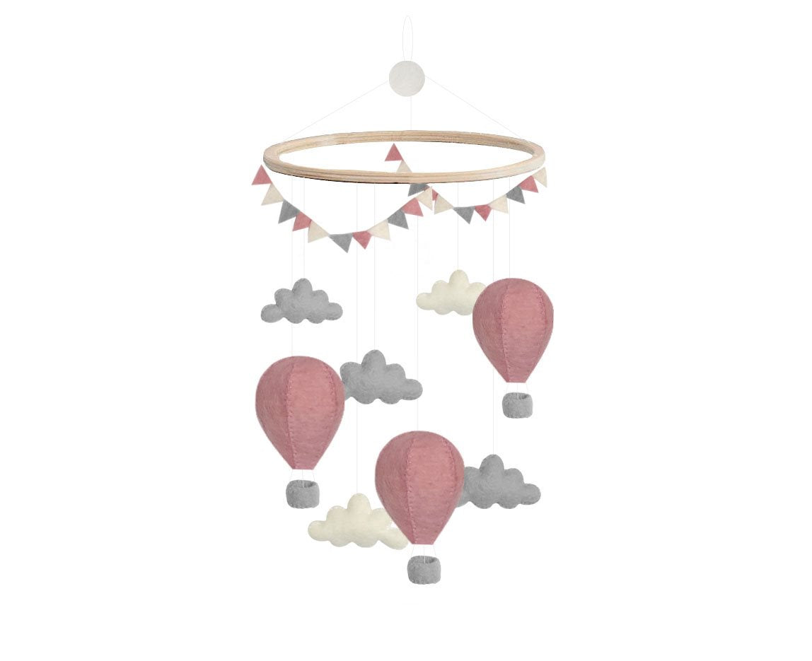 Gamcha uro Luftballon Vimpler Lyserød