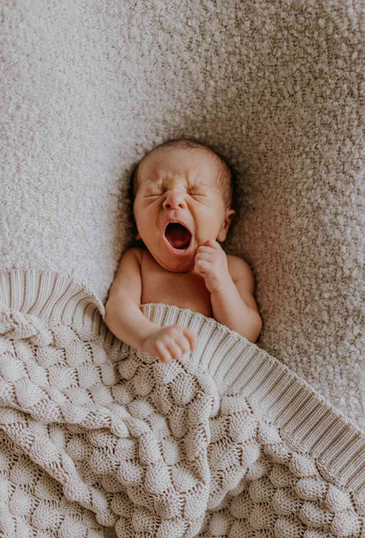 ColorStories bambus babytæppe Fema Varm beige
