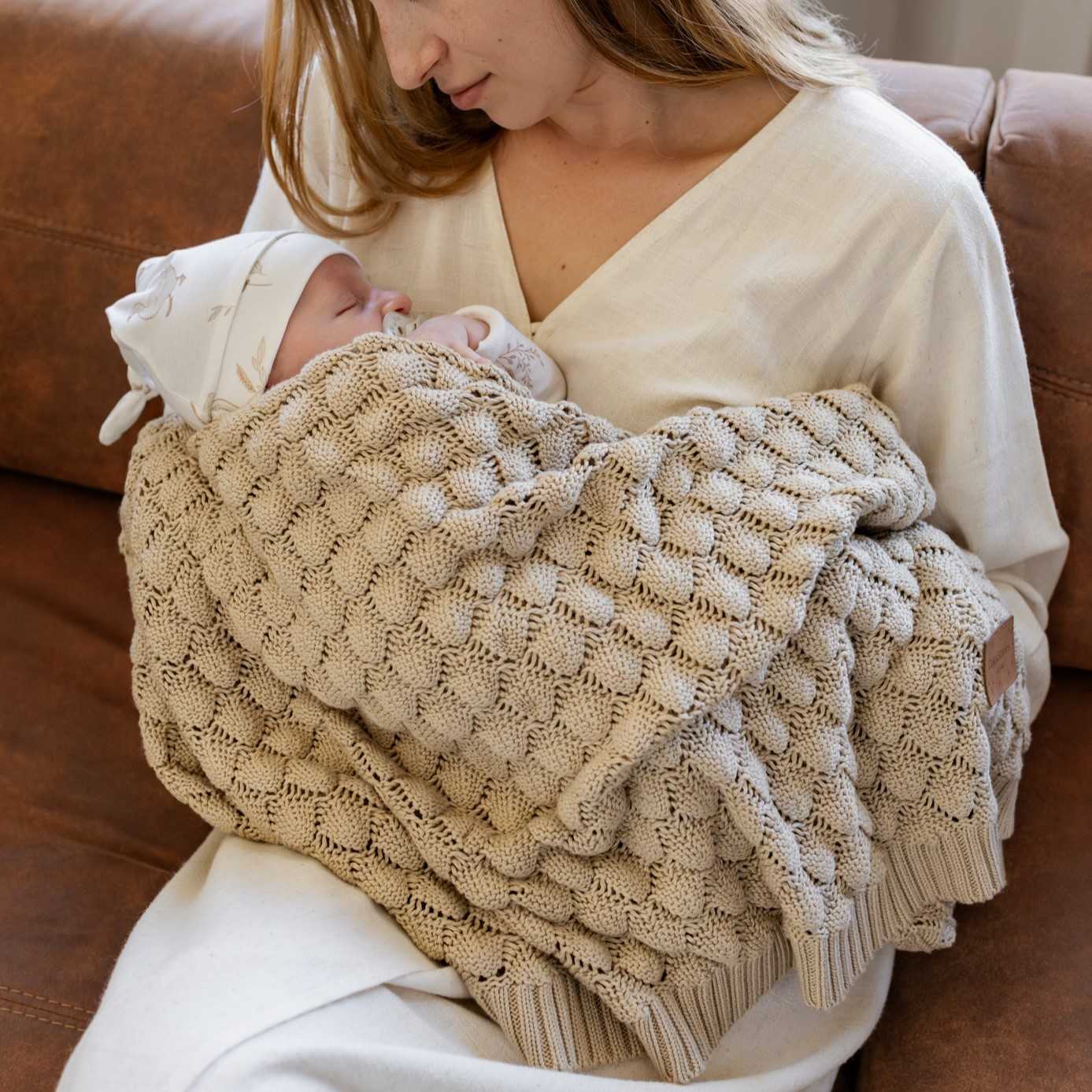ColorStories bambus babytæppe Fema Beige