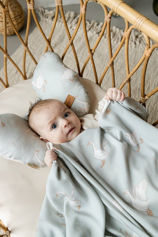 ColorStories bambus muslin svøb Happy Goose Olive