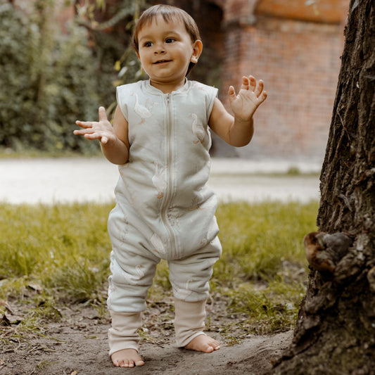 ColorStories sovepose med ben Happy Goose Olive 2-4 år