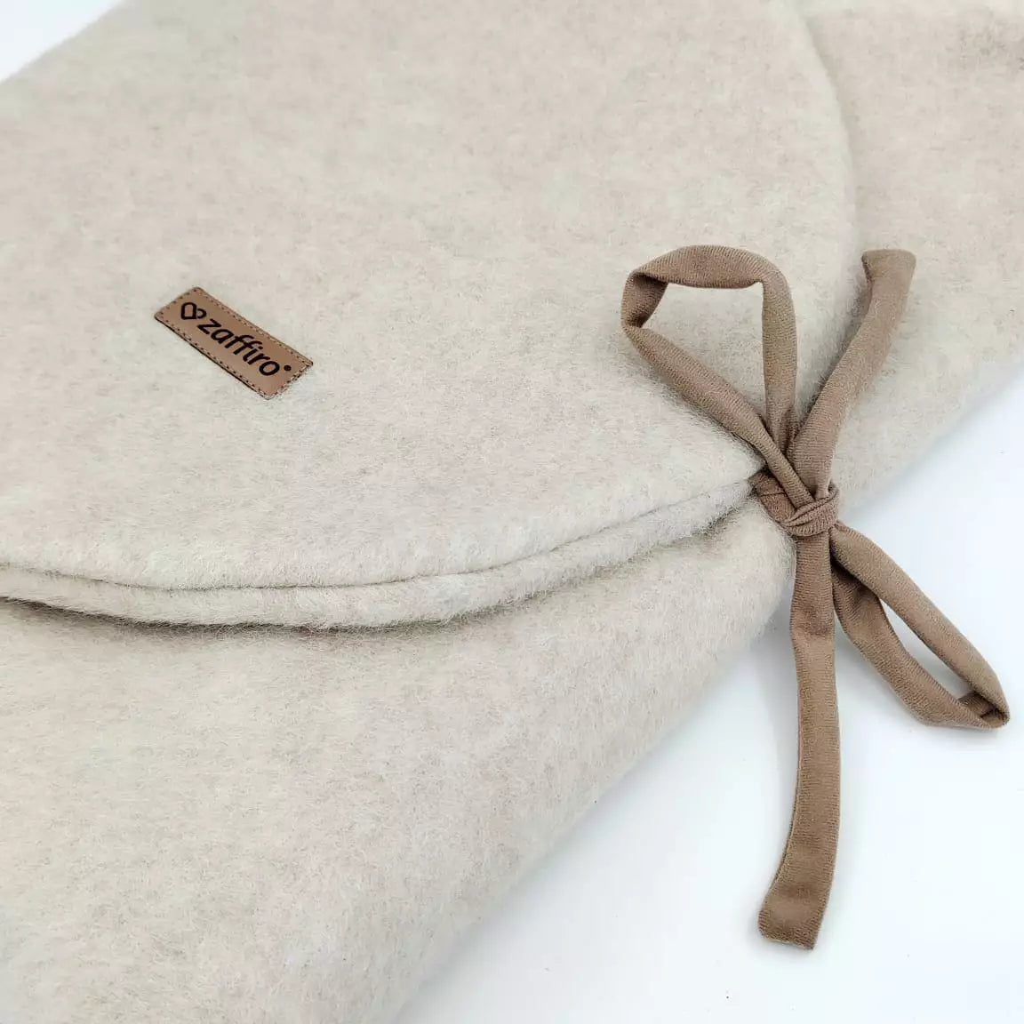 Svøb kørepose i uld - Sierra Beige