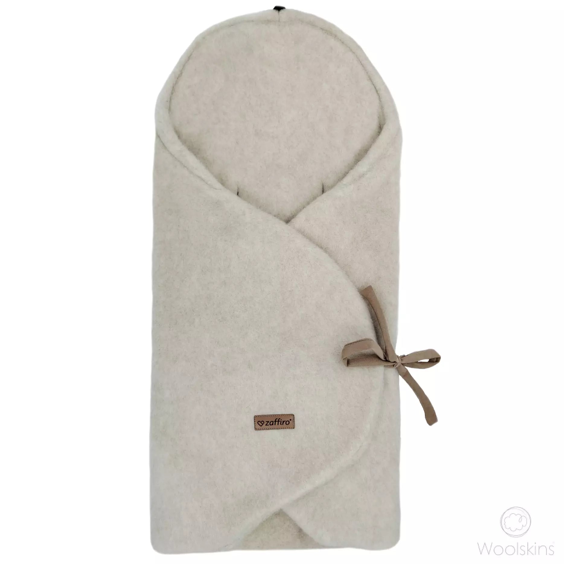 Svøb kørepose i uld - Sierra Beige