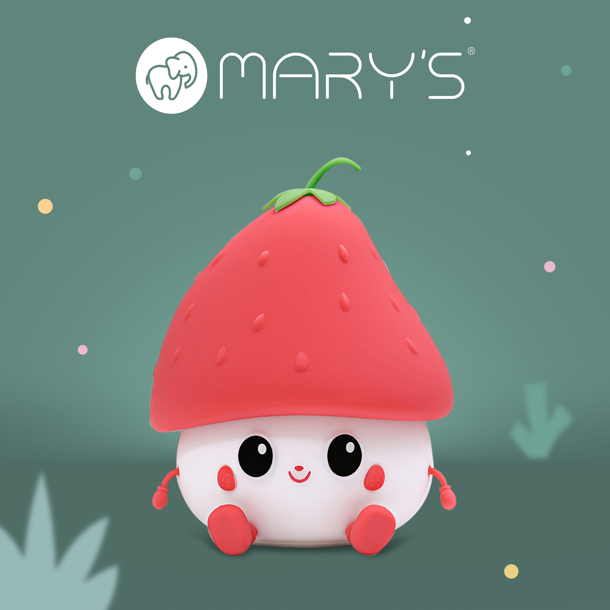 natlys-til-boern-jordbaer-lampe-marys-forfra natlys-til-boern-jordbaer-lampe-marys-forfra